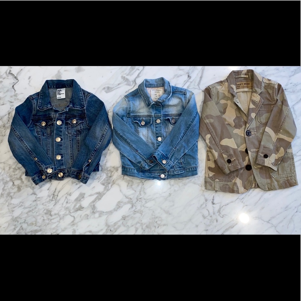 3 denim mint condition jackets